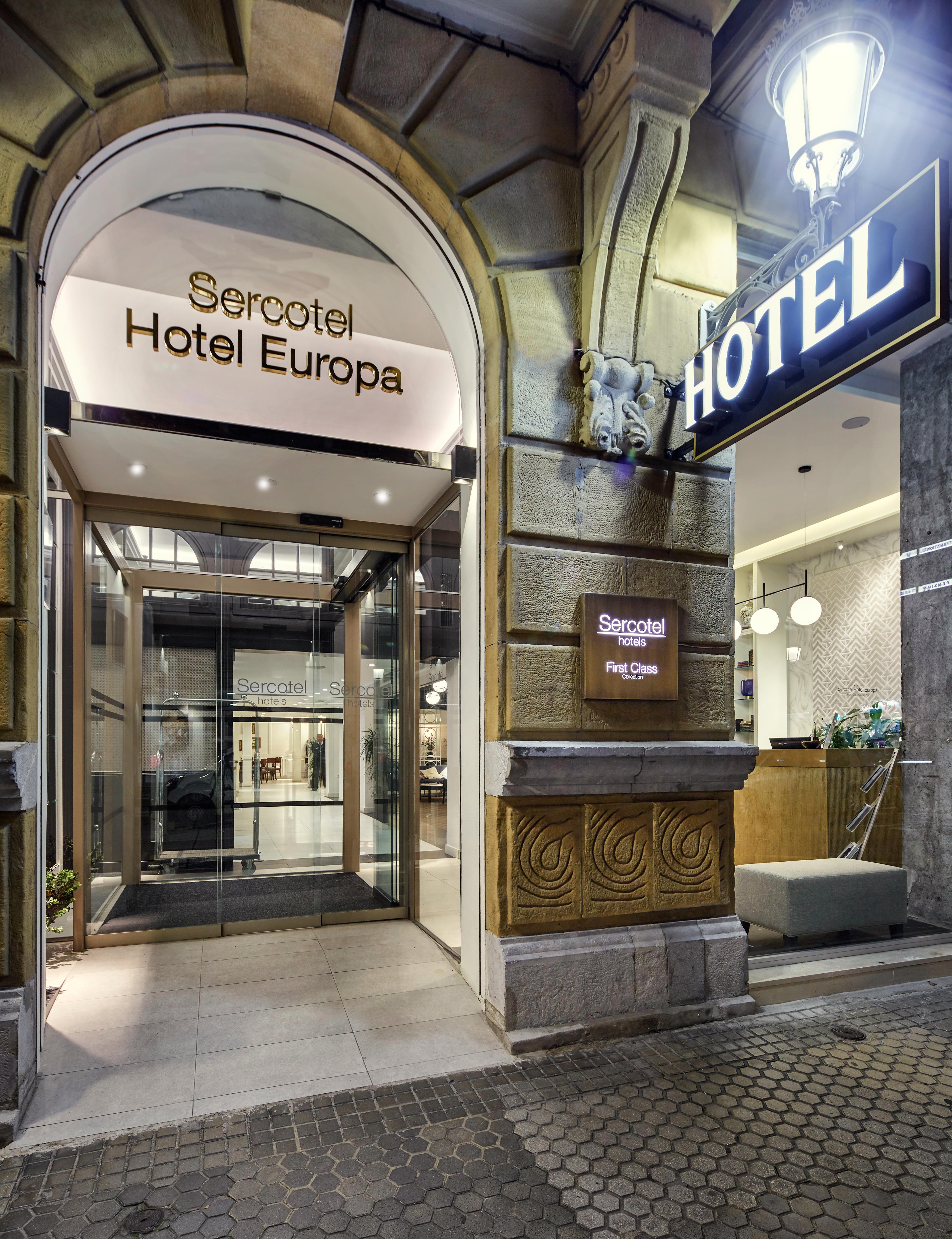 Sercotel Hotel Europa San Sebastián Exterior foto